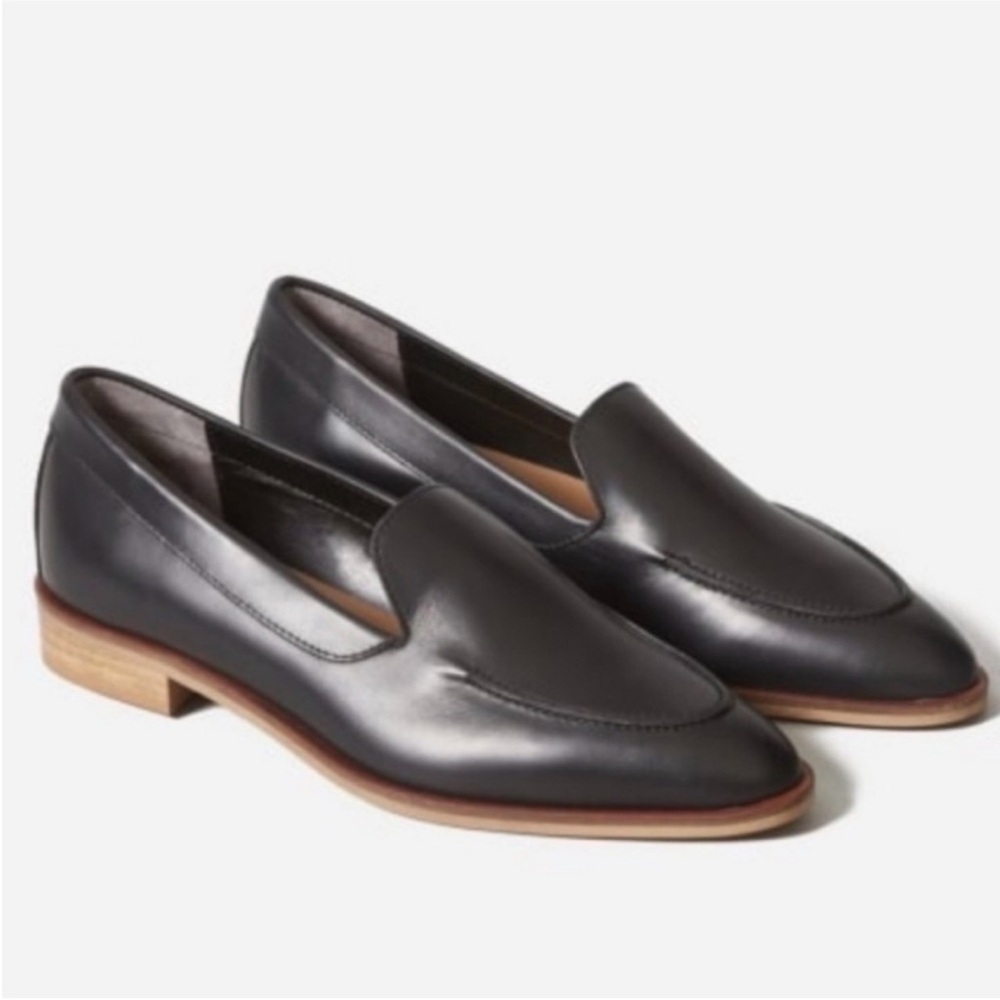 Everlane The Modern Loafer Leather Black Size 7